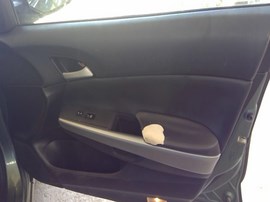 2009 HONDA ACCORD, OLIVE, EX-L MODEL, 3.5L, AT.  A26267